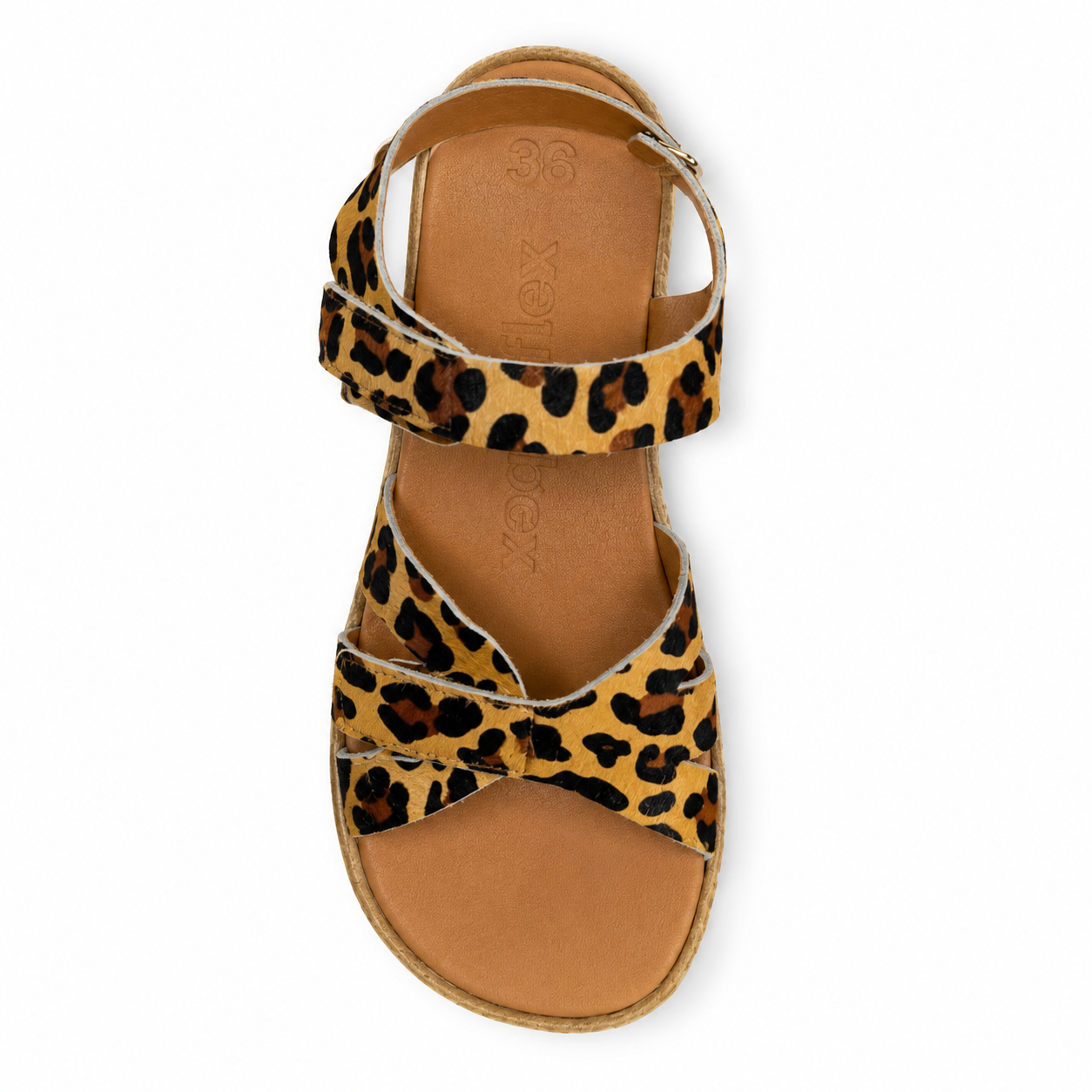 Sandalia Leopardo ajustable